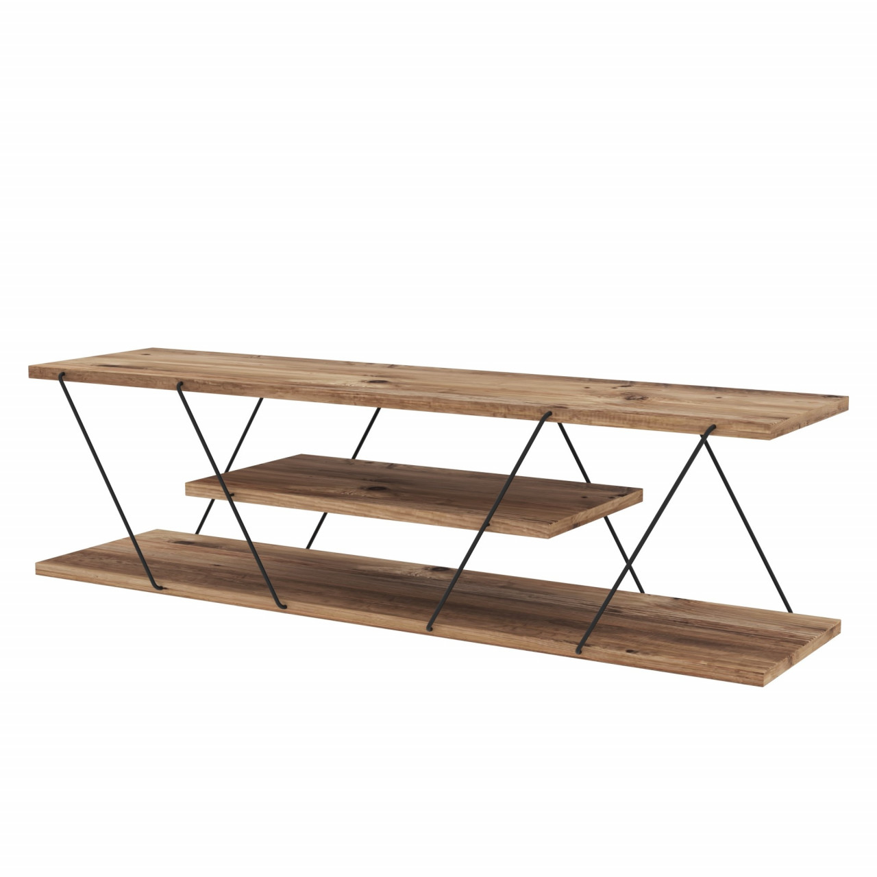 Poze Comoda TV Canaz - Black, Walnut