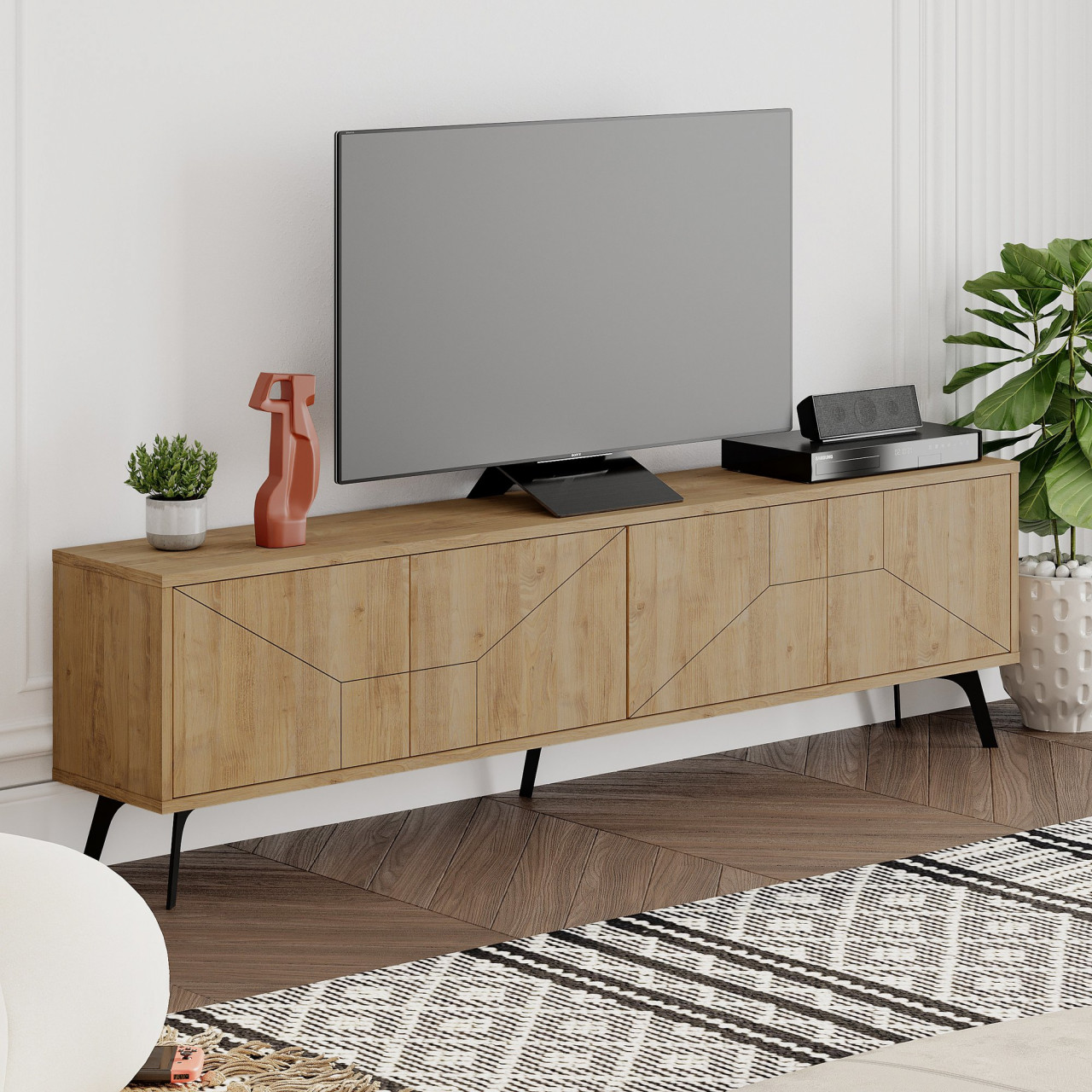 Poze Comoda TV Dune stejar