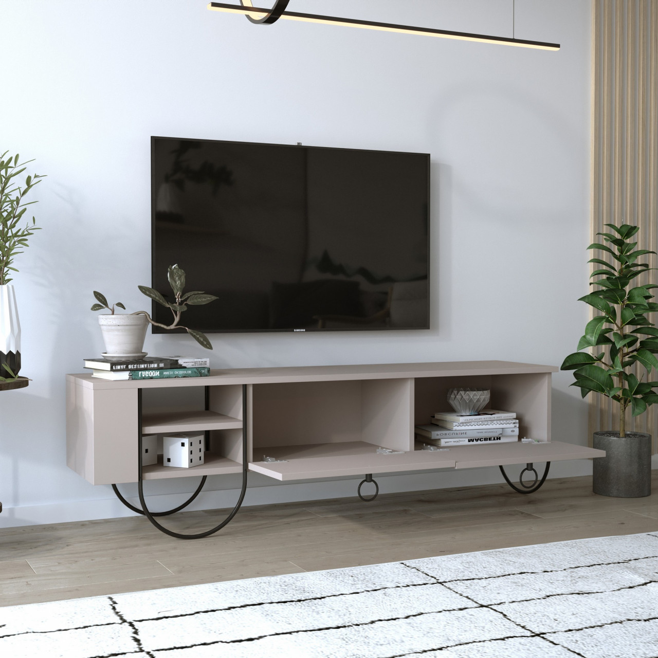 Poze Comoda TV Norfolk light mocha