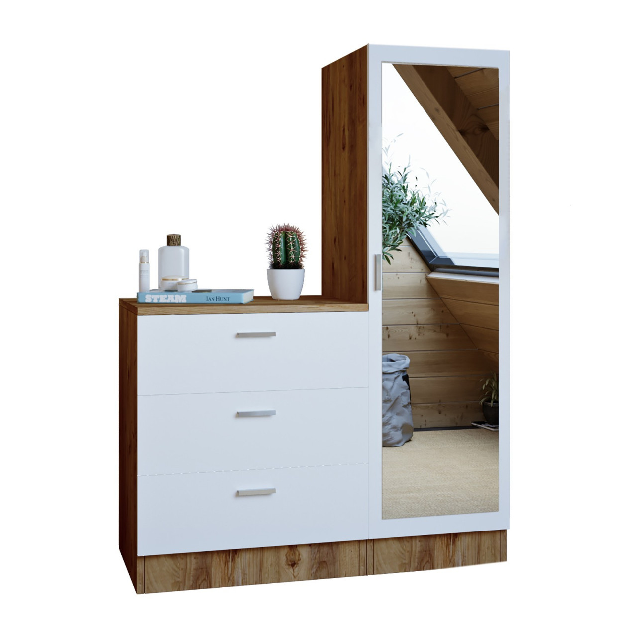 Poze Dulap MDF multifunctional CC6-AW L100 cm - H140 cm
