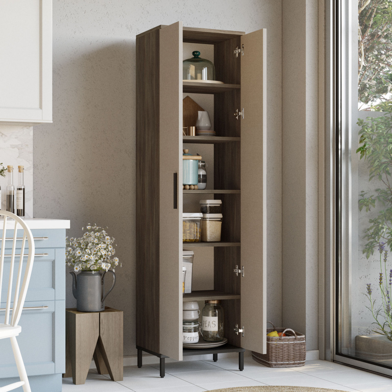 Poze Dulap MDF multifunctional VE4 - CV L50 cm - H183,6 cm
