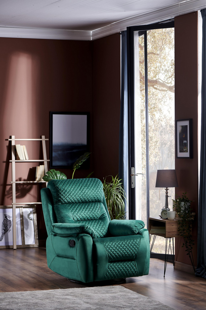 Poze Fotoliu cu recliner Trone verde
