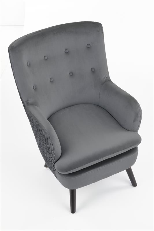 Poze Fotoliu Ravel velvet gri – H100 cm