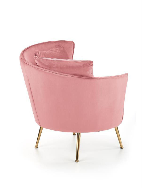Poze Fotoliu tapitat Almond roz – H87 cm