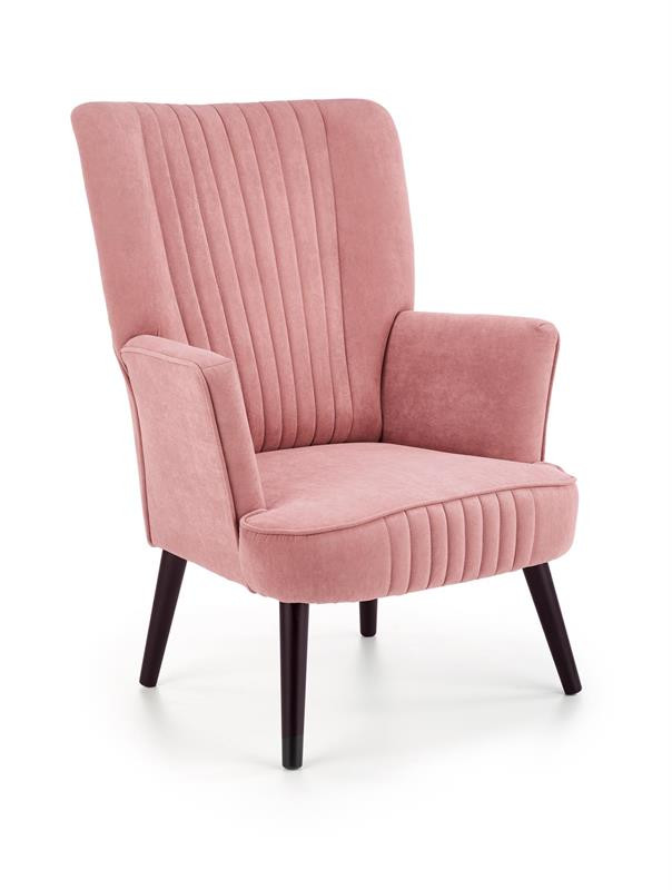 Poze Fotoliu tapitat Delgado Velvet roz – H100 cm