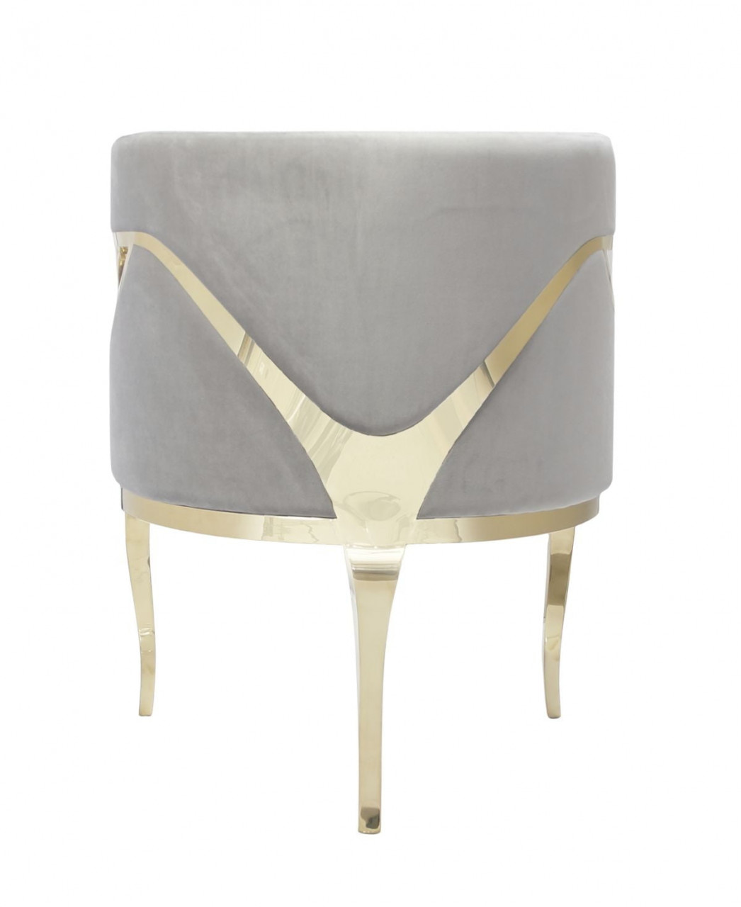 Poze Fotoliu tapitat Morello gri/gold – H78 cm