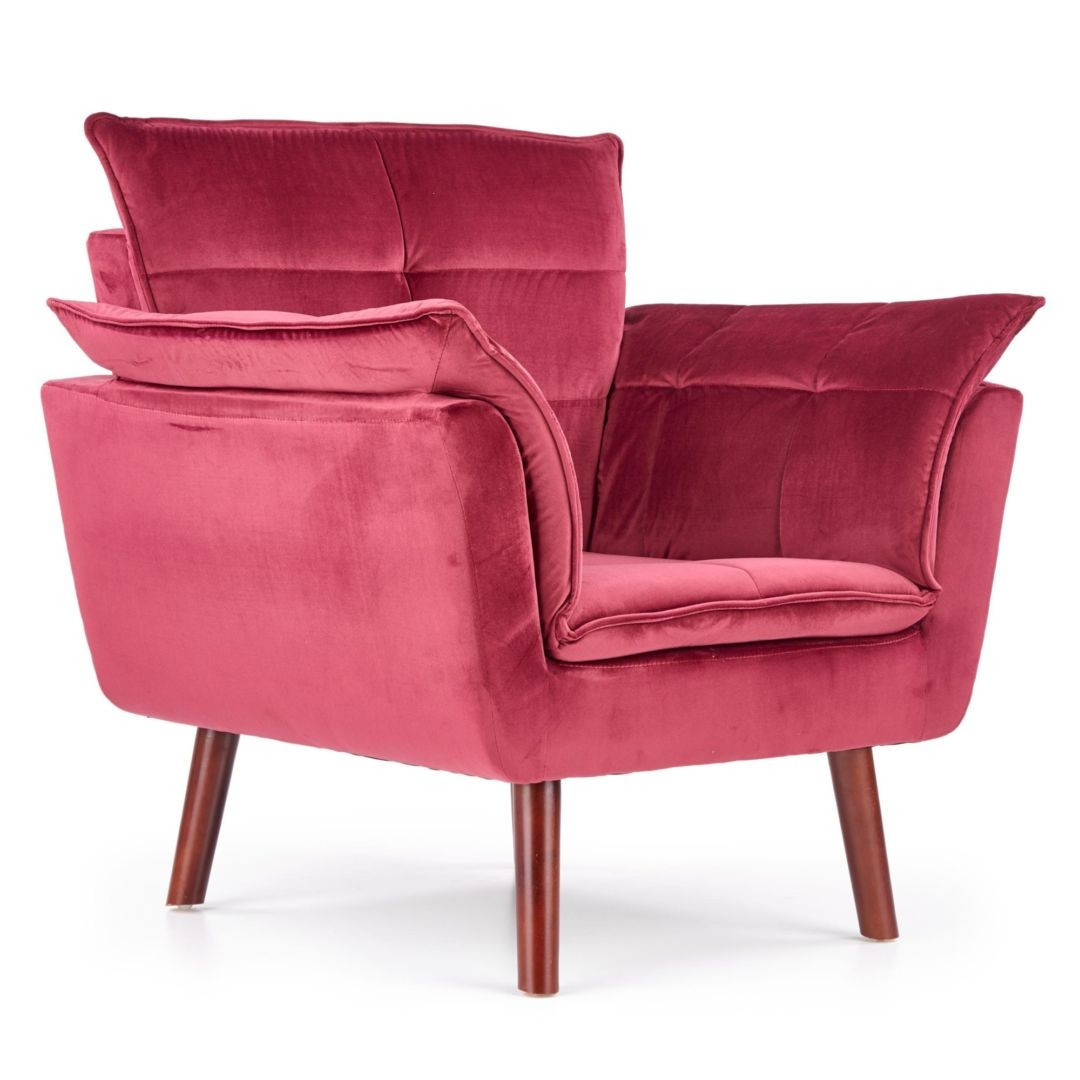Poze Fotoliu tapitat Rezzo burgundy - H 84 cm