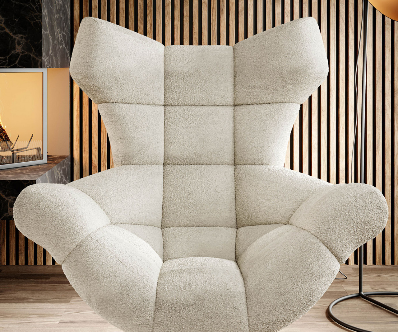 Poze Fotoliu tapitat Sensi - H119 cm