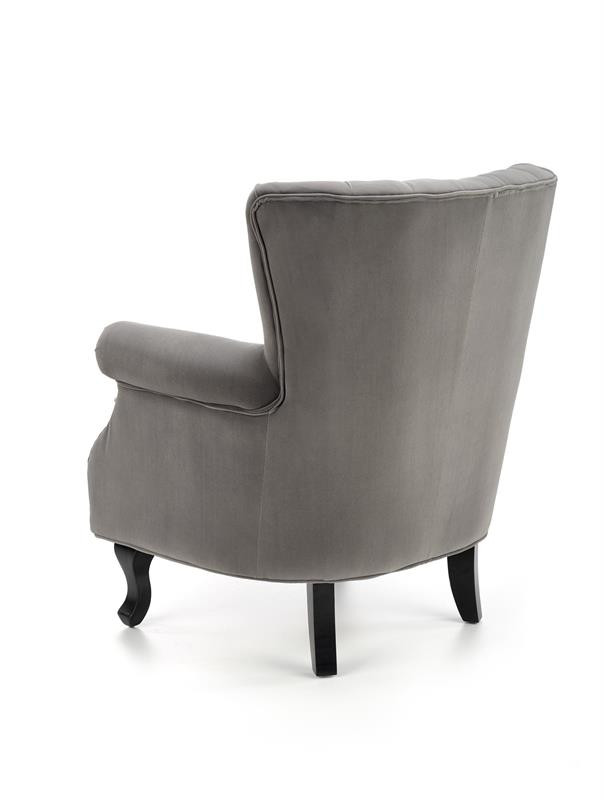 Poze Fotoliu Titan velvet gri – H87 cm