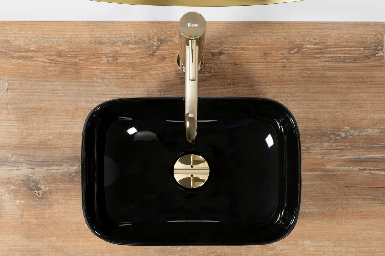 Poze Lavoar Belinda mini negru L37 cm