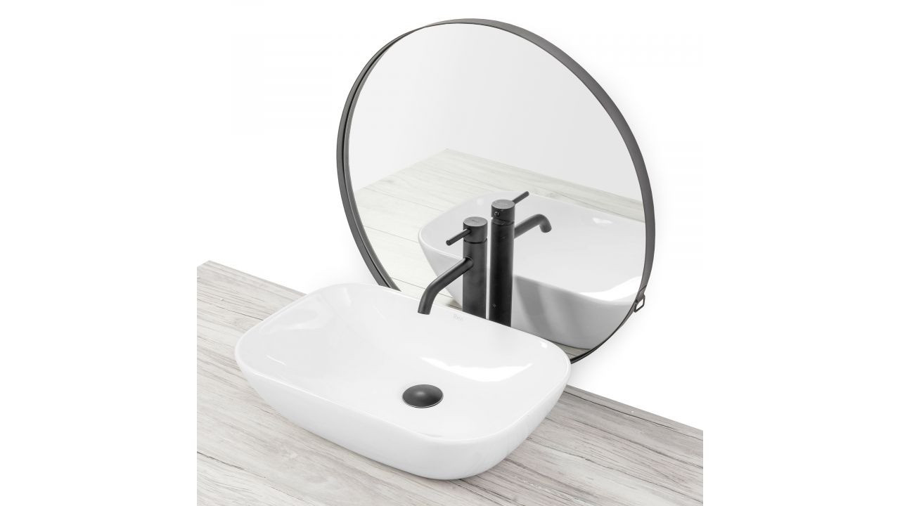 Poze Lavoar Claudia Alb ceramica sanitara - 51cm