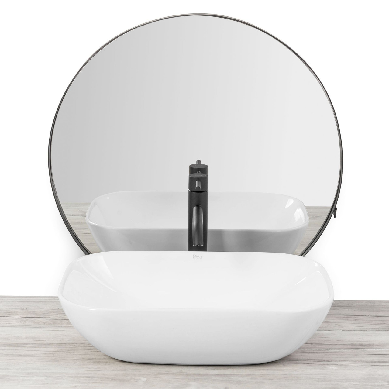 Poze Lavoar Claudia Alb ceramica sanitara - 51cm