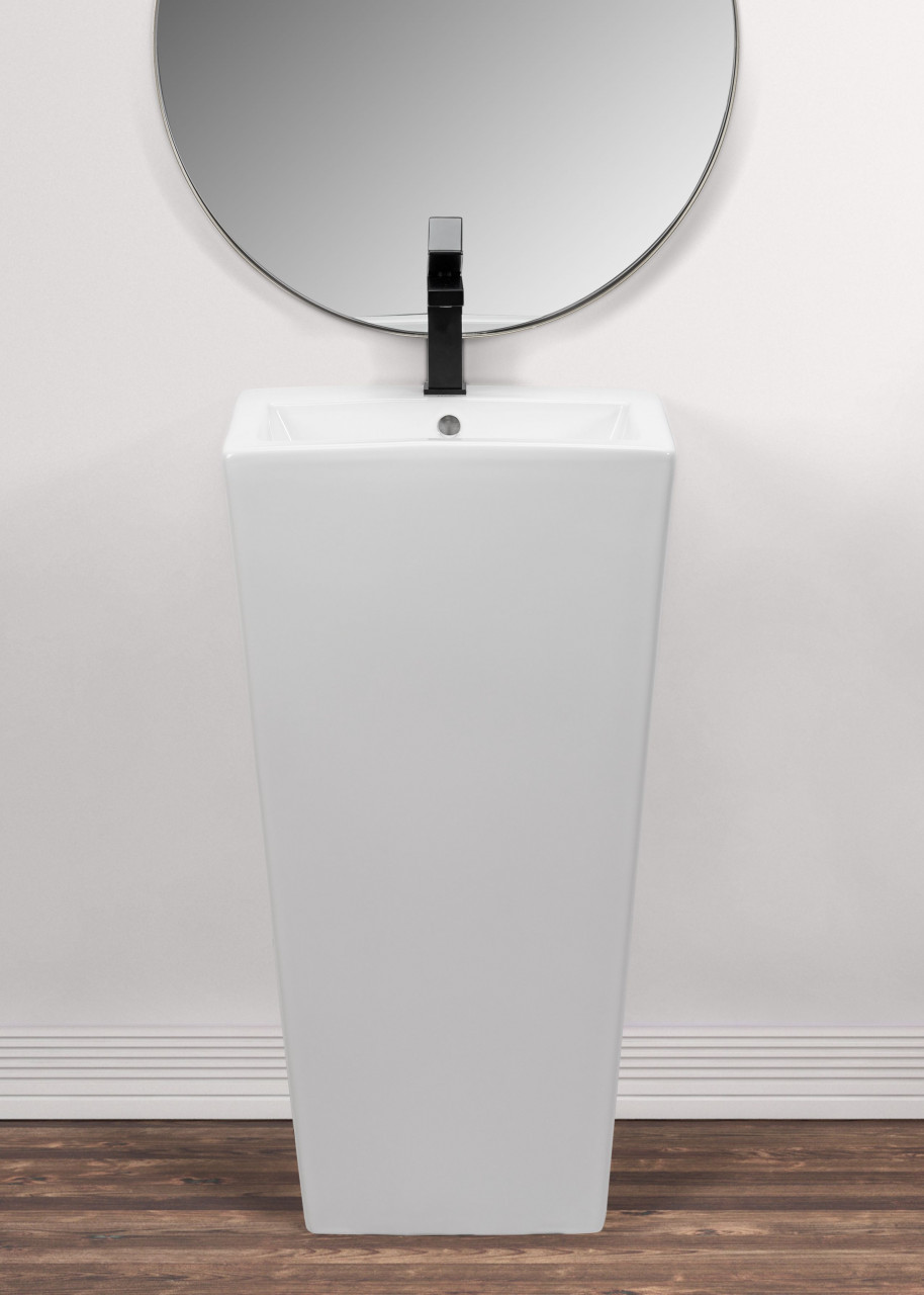 Poze Lavoar Daria freestanding ceramica sanitara - H83 cm