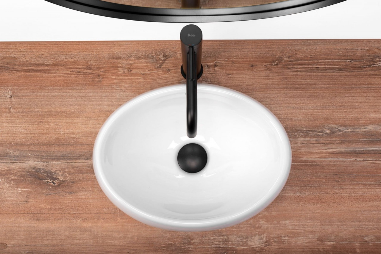 Poze Lavoar Linda mini ceramica sanitara alb - 48,5 cm