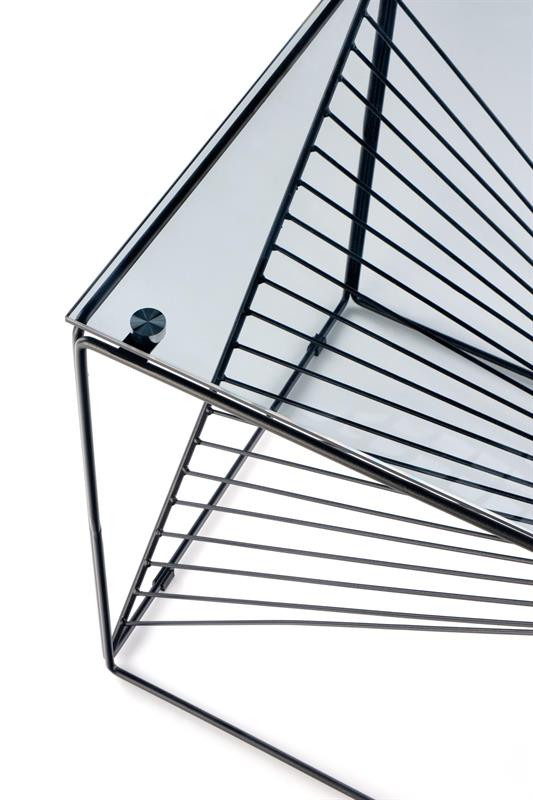 Poze Masa de cafea Pato - Sticla Fumurie/Negru