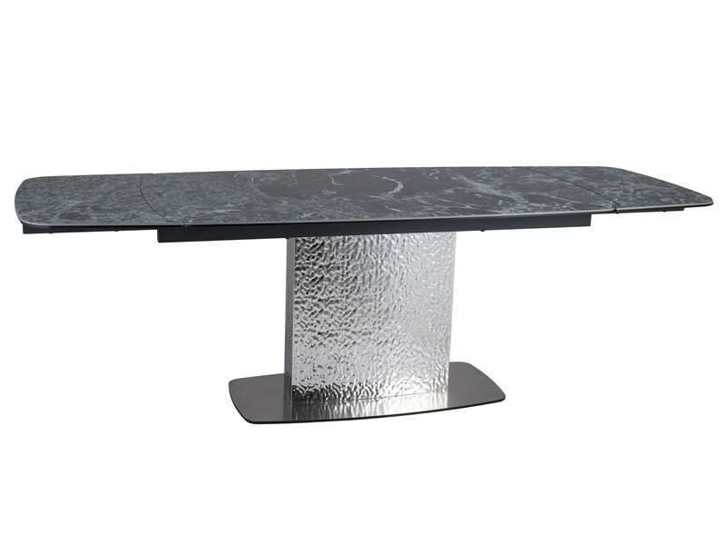 Poze Masa extensibila Moncler Ceramic Alpi verde/negru mat L160-240 cm