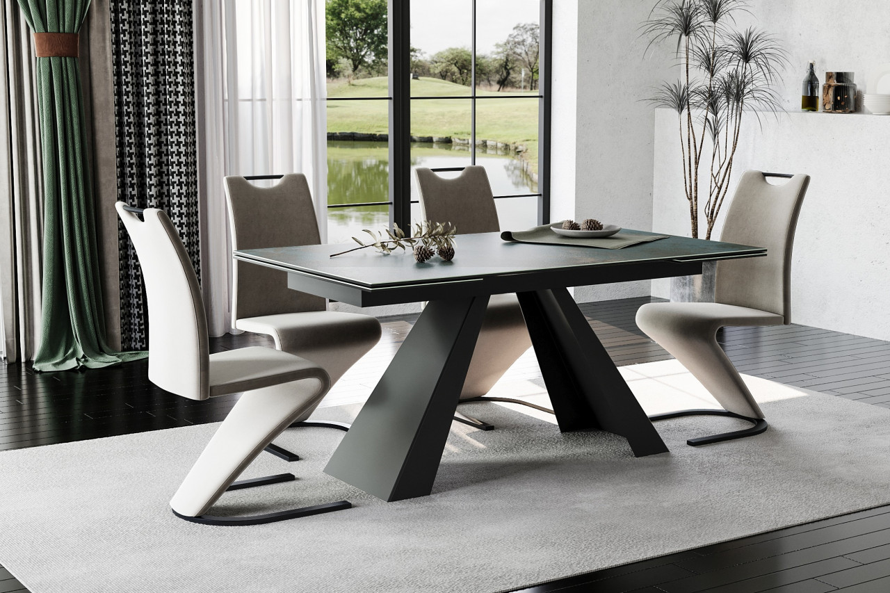 Poze Masa extensibila Salvadore Ceramic Ossido Turcoaz - L160-240 cm