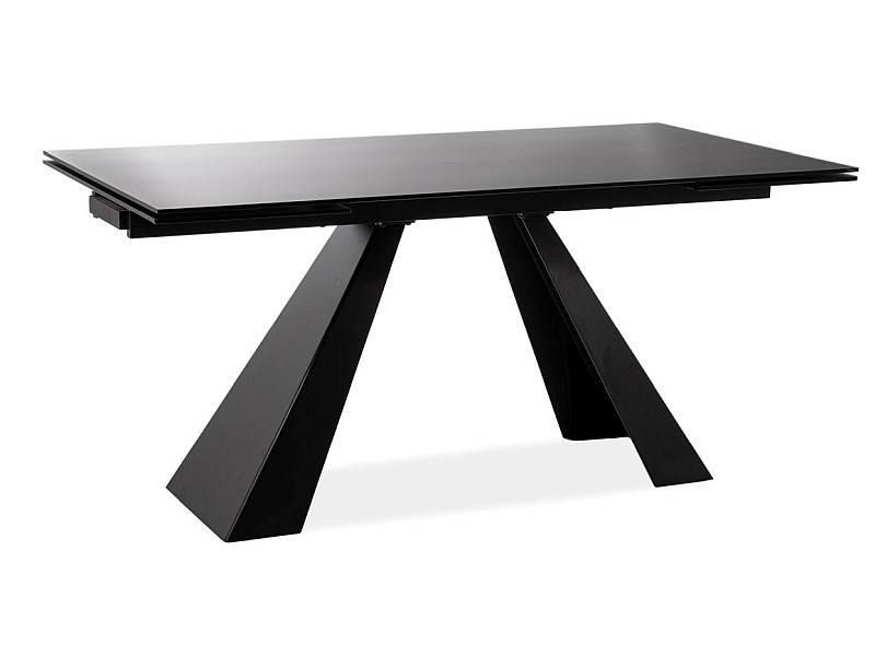 Poze Masa extensibila Salvadore negru mat L160-240xl90 cm