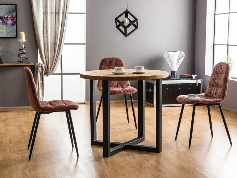 Poze Masa rotunda Rolf stejar - d 90 x h 78 cm