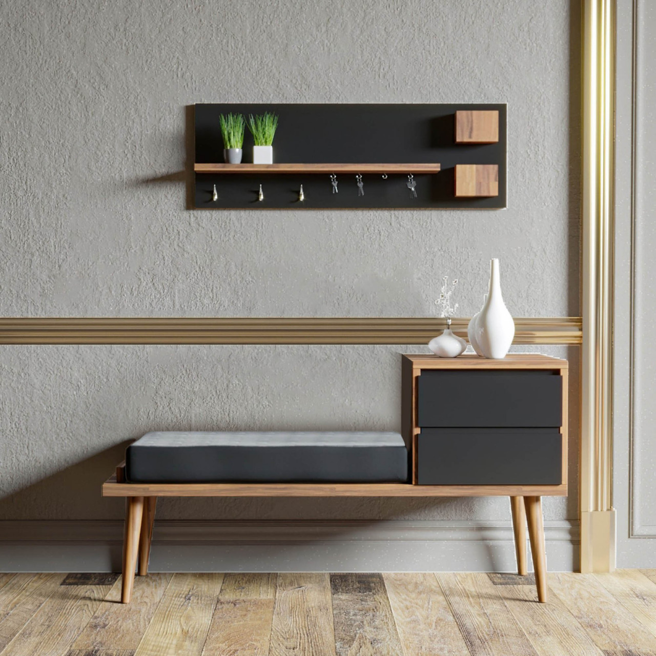Poze Mobilier de hol Hamra (2 piese)