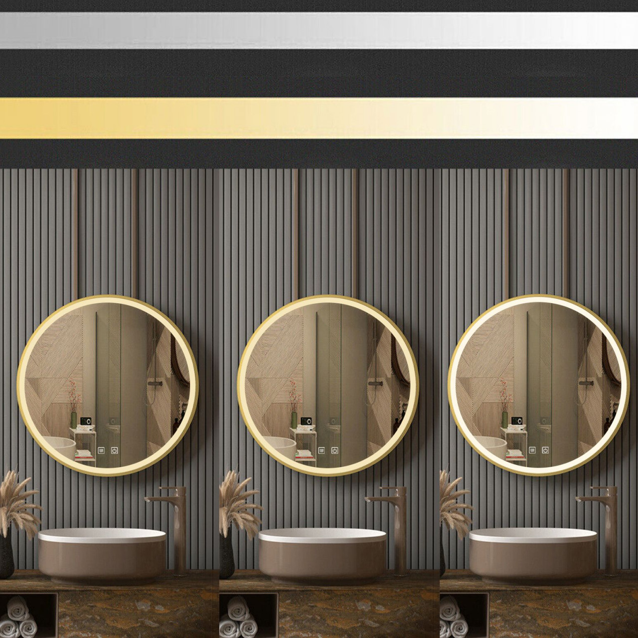 Poze Oglinda LED 70cm MMJ