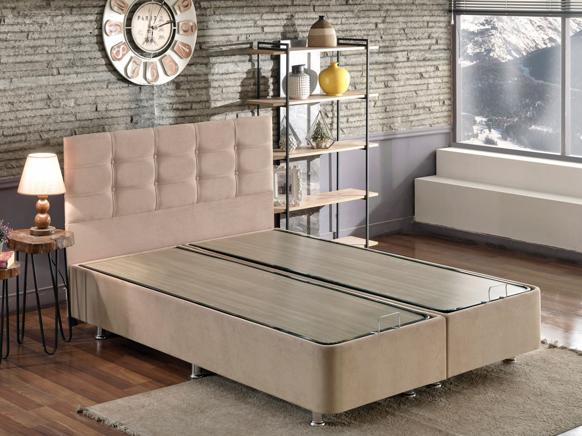 Poze Pat Ela maro deschis 180x200 cm