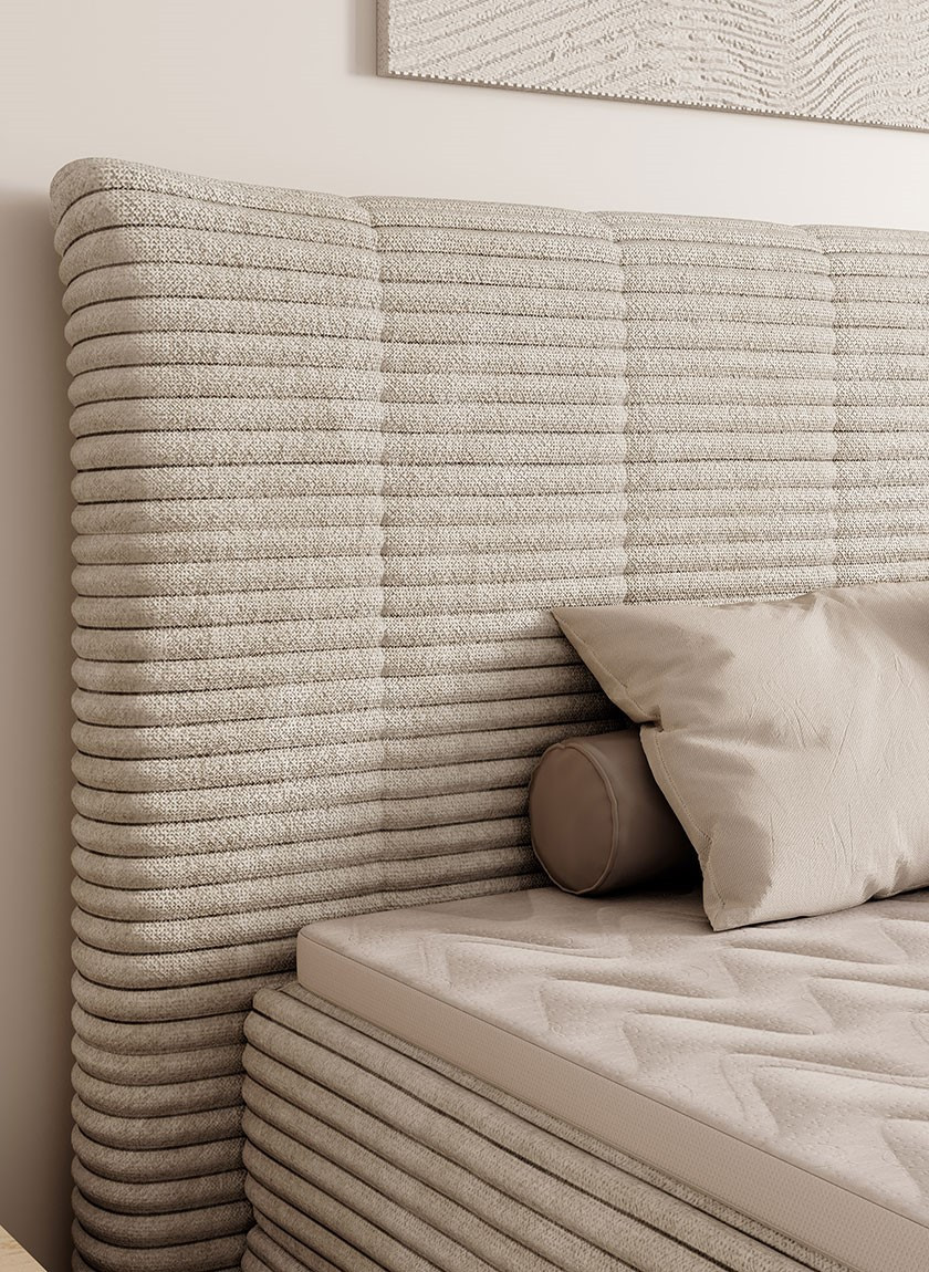 Poze Pat tapitat boxspring Amber 180x200 cm
