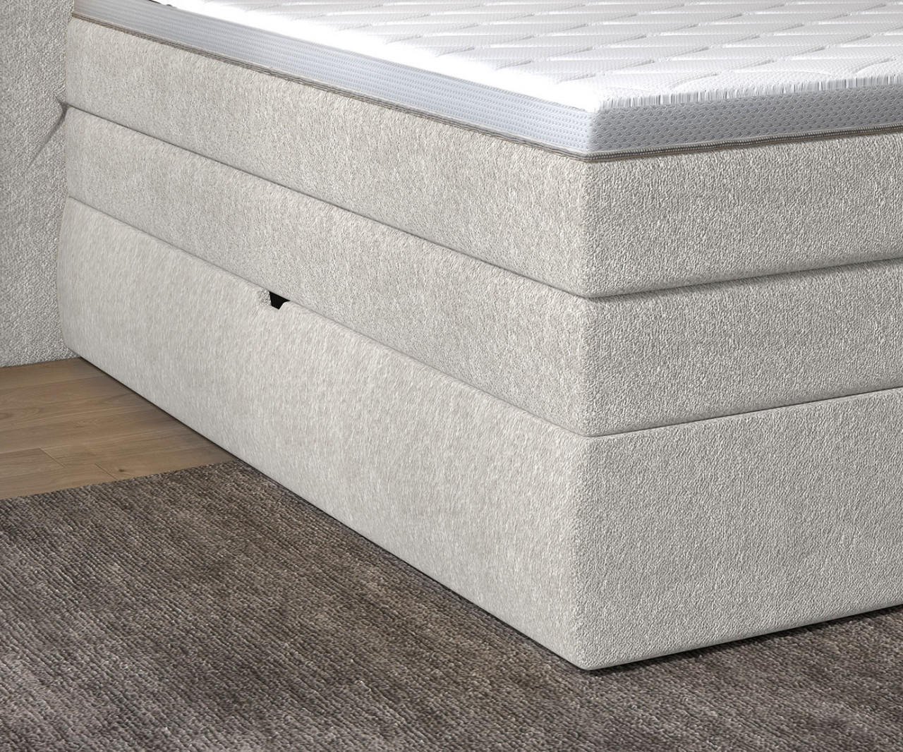 Poze Pat tapitat boxspring Lungo 180x200 cm