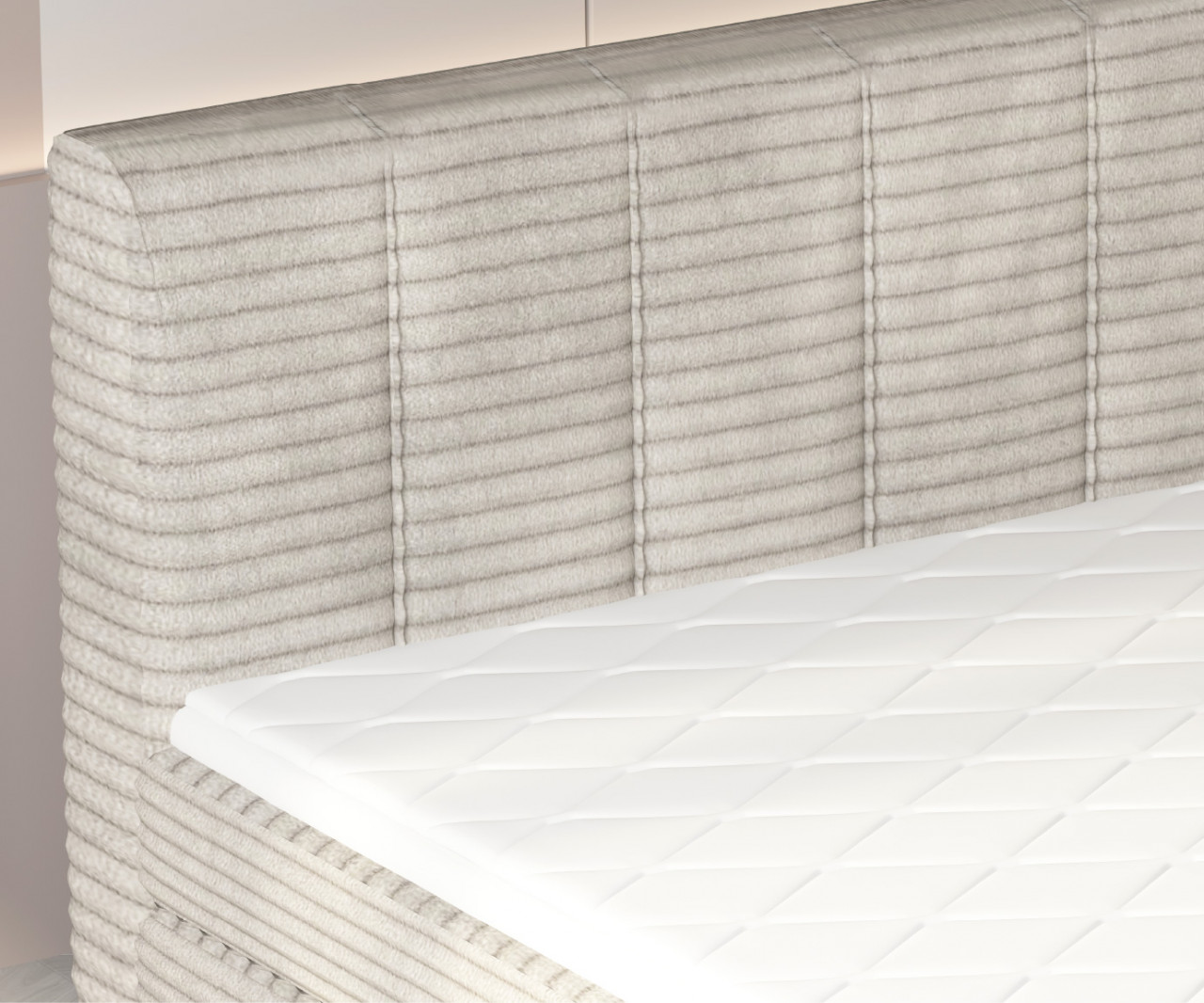 Poze Pat tapitat boxspring Sydney 140x200 cm