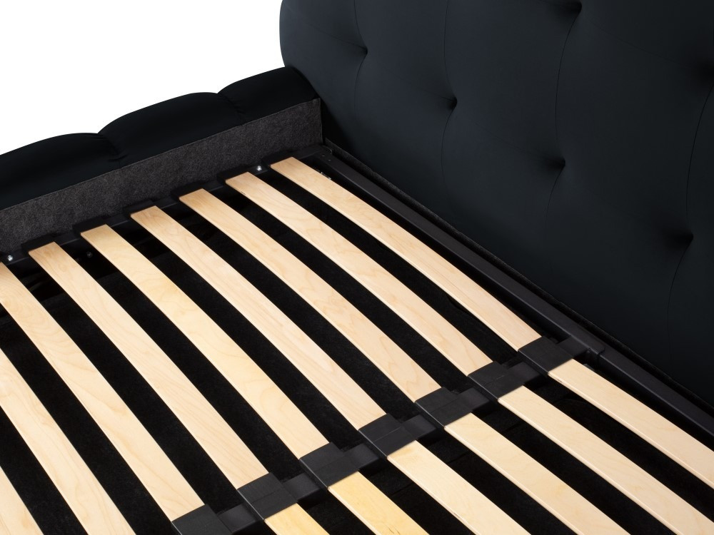 Poze Pat tapitat catifea Bali – 200×200 cm