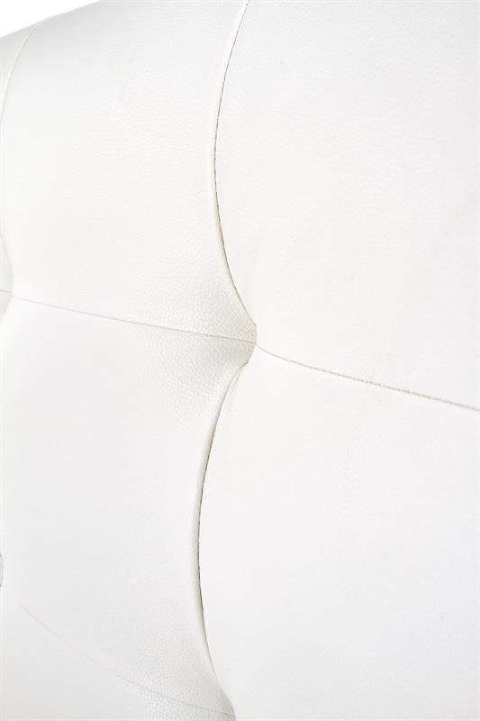 Poze Pat tapitat Samara Alb – 160×200 cm