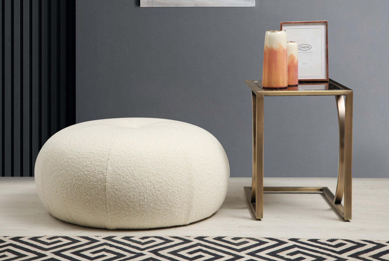 Poze Puf Tina - Bouclet White