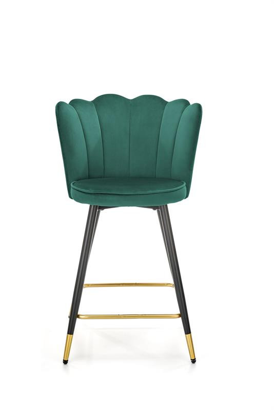 Poze Scaun de bar H-106 velvet verde