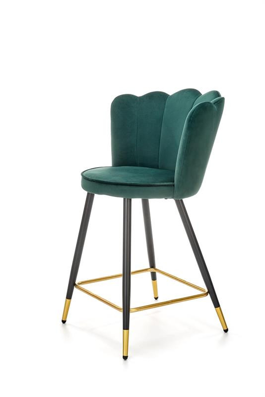 Poze Scaun de bar H-106 velvet verde