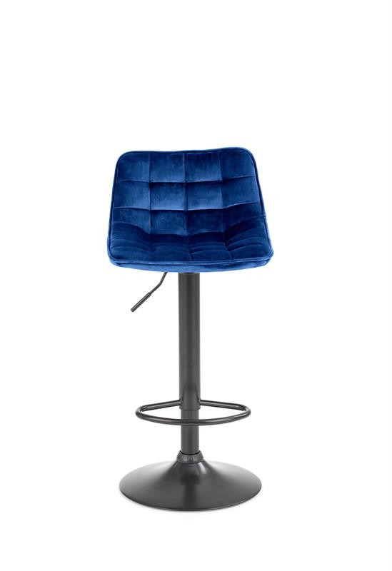 Poze Scaun de bar H-95 velvet albastru - H106