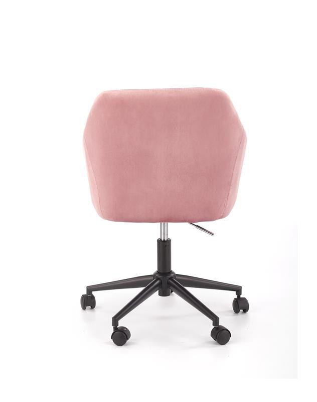 Poze Scaun de birou Fresco Velvet Roz – H89 cm