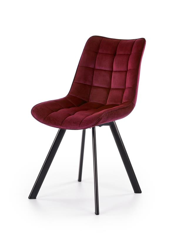 Scaun k332 velvet bordo
