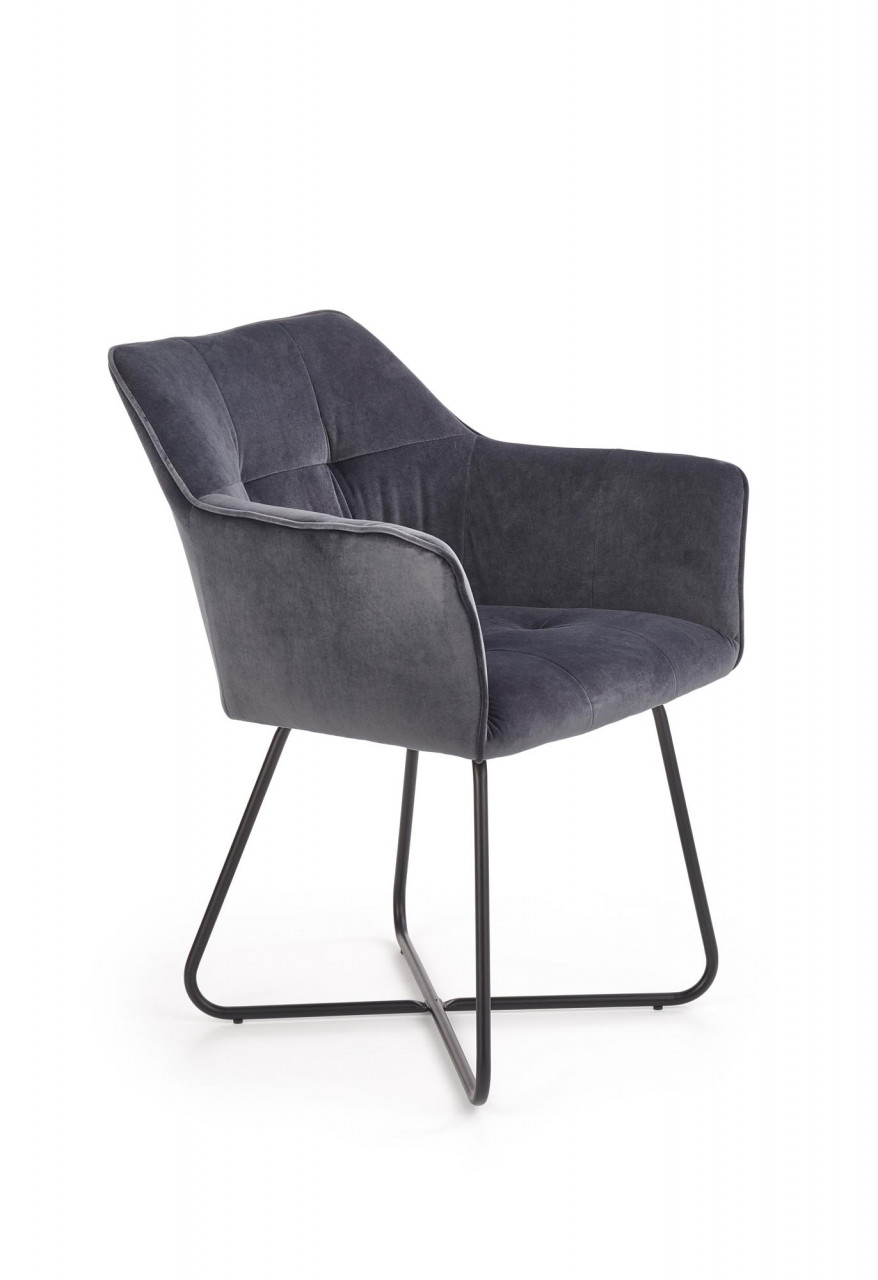 Poze Scaun K377 velvet gri