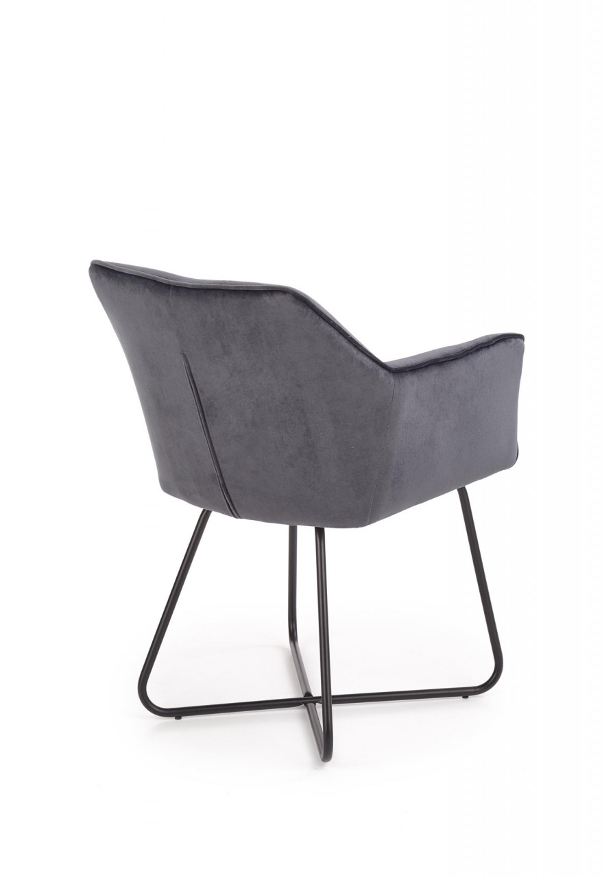 Poze Scaun K377 velvet gri