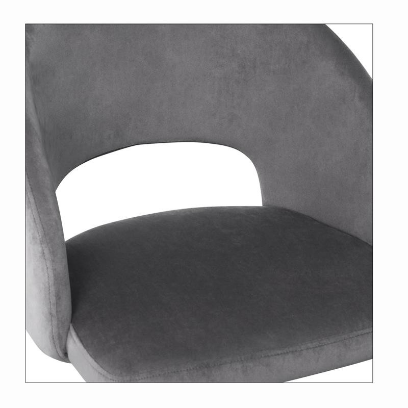 Poze Scaun K455 Velvet Gri – H77