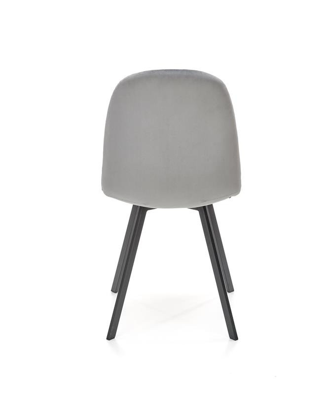 Poze Scaun K462 Velvet Gri - H 82cm