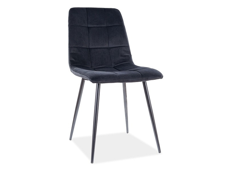 Scaun Mila velvet negru Blu19