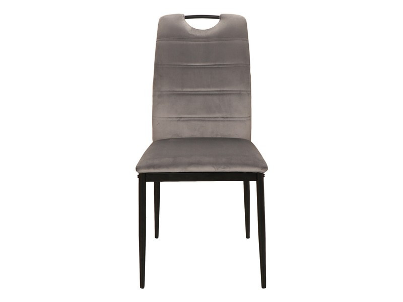 Poze Scaun Rip velvet gri Blu14