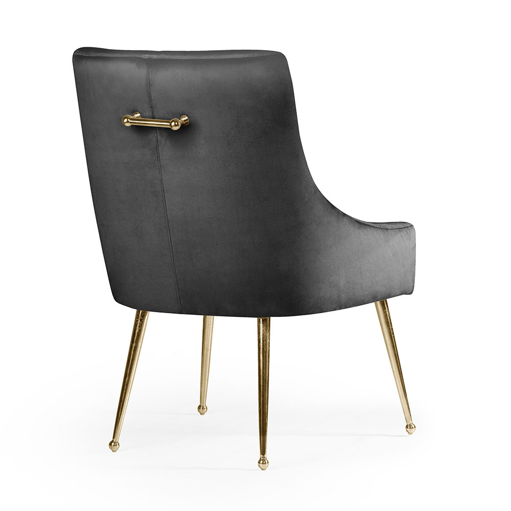Poze Scaun Sizar negru/gold – H86 cm