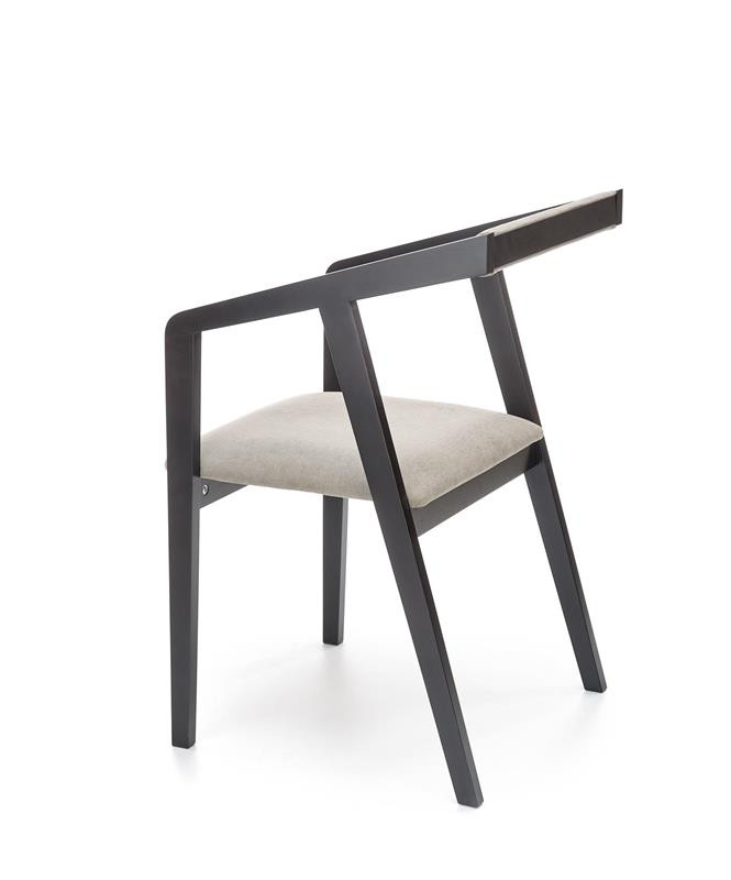 Poze Scaun tapitat Azul Gri - Negru - H 79cm