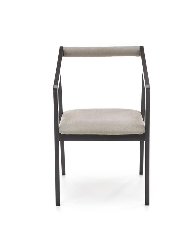 Poze Scaun tapitat Azul Gri - Negru - H 79cm