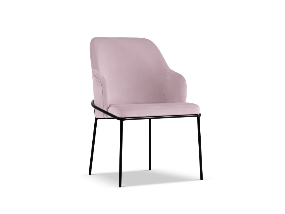 Poze Scaun tapitat cu catifea Sandrine - H84 cm