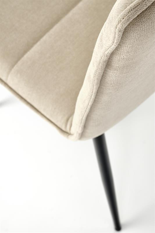 Poze Scaun tapitat K493 bej - H92 cm