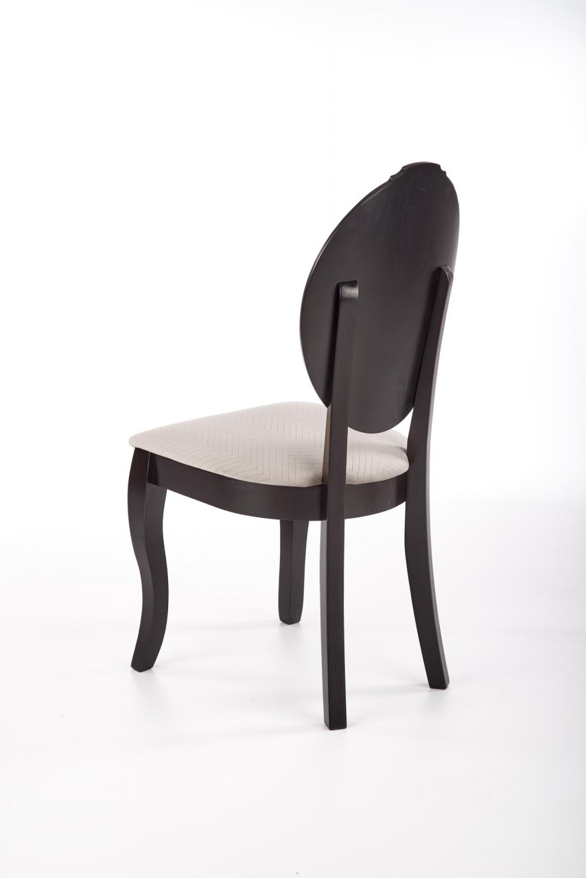 Poze Scaun Velo tapitat bej/negru - H96