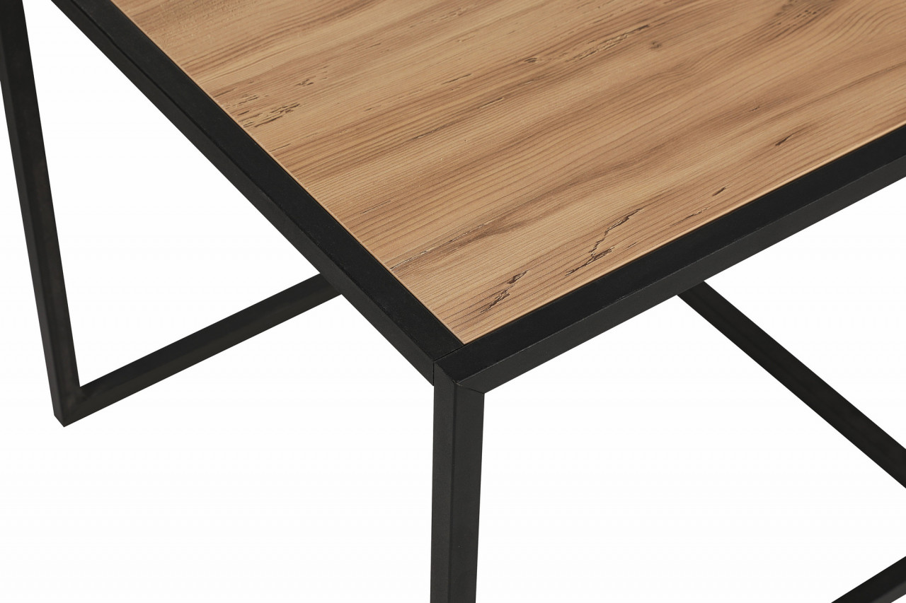 Poze Set 2 masute de cafea Atlantis stejar/negru